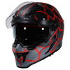 Nitro Nitro N601 DVS Volcano Helmet Satin Black Red - Thumbnail 3