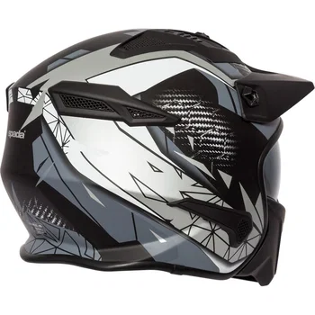 Spada Spada Storm Helmet Black Grey Silver