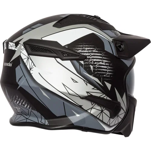 Spada Spada Storm Helmet Black Grey Silver
