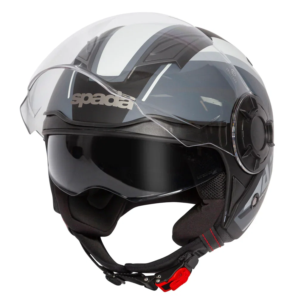 Lycan Strobe Helmet Matt Black White