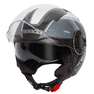 Lycan Strobe Helmet Matt Black White
