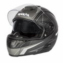 SP16 Linear Helmet Matt Black Silver Anthracite
