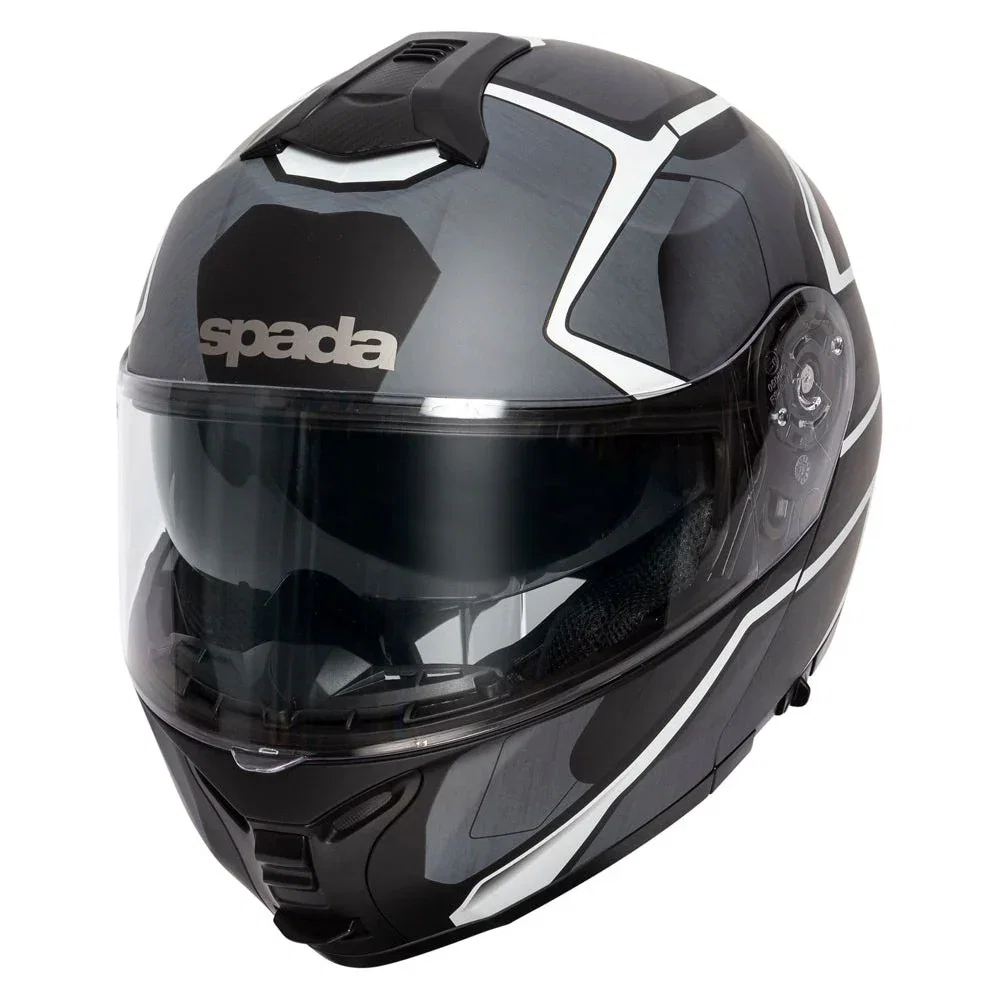 Orion Helmet Matt Slate Black White Silver