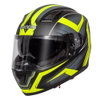 Spada Spada SP17 Ruler Helmet Matt Black Yellow - Thumbnail 1