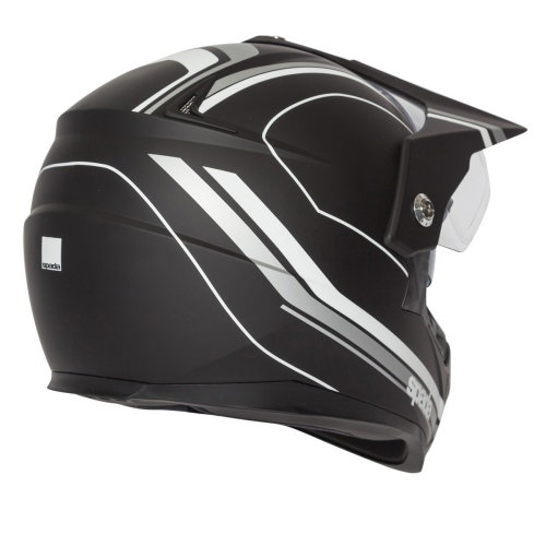 Spada Spada Intrepid Delta Helmet Matt Black White