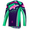 Alpinestars Alpinestars Techstar Nomur Jersey Deep Purple Grey Pink Flo - Thumbnail 2