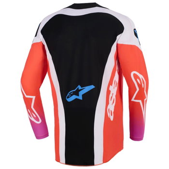 Alpinestars Alpinestars Techstar Knif Jersey Light Grey Orange Flo Black