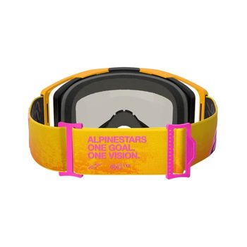 Alpinestars Alpinestars Vision 8 Corp Goggles Orange Yellow Pink Mirror Gold