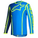 Fluid Apex Jersey Blue Yellow Fluo