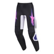 Fluid Grid Pants Black Light Grey Purple