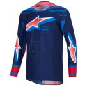 Supertech Vista Jersey Dark Navy Hot Coral Cobalt
