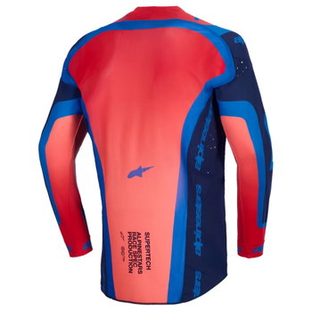 Alpinestars Alpinestars Supertech Vista Jersey Dark Navy Hot Coral Cobalt