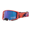 Alpinestars Alpinestars Supertech Vision Corp Goggles Purple Yellow Flo Mirror Silver - Thumbnail 1
