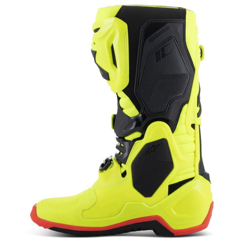Alpinestars Alpinestars Tech 10 Boots Yellow Flo Black Red Flo