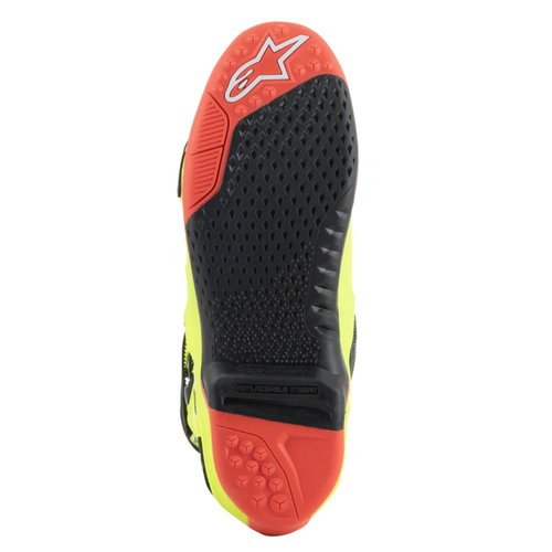 Alpinestars Alpinestars Tech 10 Boots Yellow Flo Black Red Flo