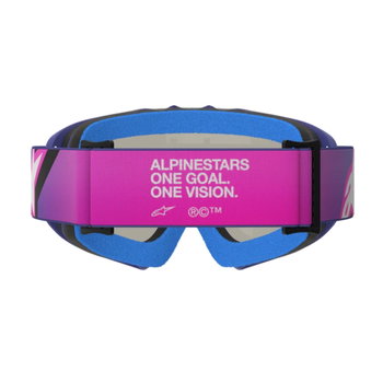 Alpinestars Alpinestars Vision Youth Corp Goggles Purple Fluo Pink Mirror Blue