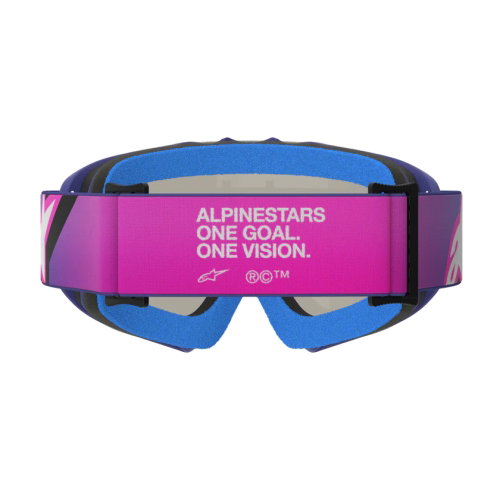 Alpinestars Alpinestars Vision Youth Corp Goggles Purple Fluo Pink Mirror Blue