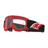 Alpinestars Alpinestars Vision OTG Goggles - Red Black White Clear - Thumbnail 1