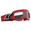 Alpinestars Alpinestars Vision OTG Goggles - Red Black White Clear - Thumbnail 3