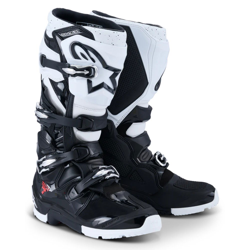 Alpinestars Alpinestars Tech 7 Enduro 26 Boots Black White - Thumbnail 1