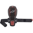 Nucleon KR-R Cell Back Protect Transparent Smoke Red Black