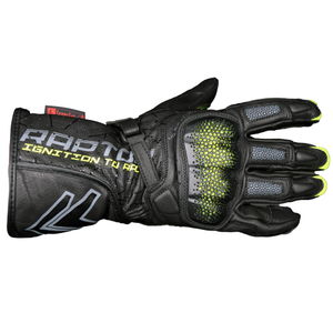 Frank Thomas Raptor Ignition Gloves Black Yellow