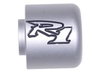 Motrax Ebey1 Clear R1 Embossed Bar Ends Close Up                                                                                                                                                                                                               