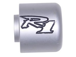 Motrax Ebey1 Clear R1 Embossed Bar Ends Close Up                                                                                                                                                                                                               