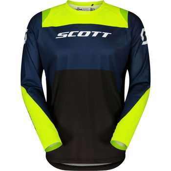 Scott Evo Race Jersey Midnight Purple Safety Yellow