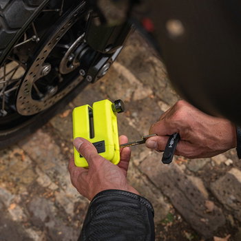 Hiplok Hiplok MD1000 Disc Lock Neon Yellow