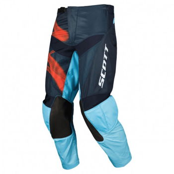 Scott Evo Dirt Pants Sail Blue Fast Red