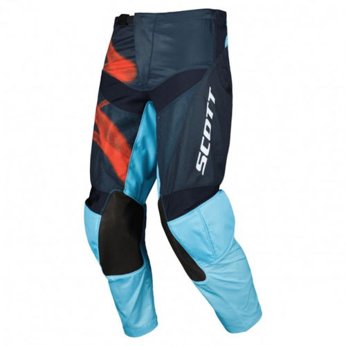 Scott Evo Dirt Pants Sail Blue Fast Red