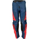 Evo Track Junior Pants Dark Blue Neon Red