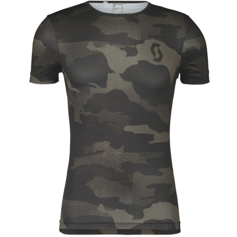 Scott Scott Mens Shirt SS Underwear Carbon Black Dark Grey - Thumbnail 1