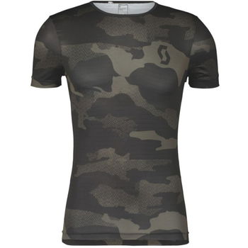 Scott Scott Mens Shirt SS Underwear Carbon Black Dark Grey