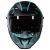 Nitro Nitro N601 DVS Volcano Helmet Satin Black Turquoise - Thumbnail 3