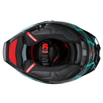 Nitro Nitro N601 DVS Volcano Helmet Satin Black Turquoise