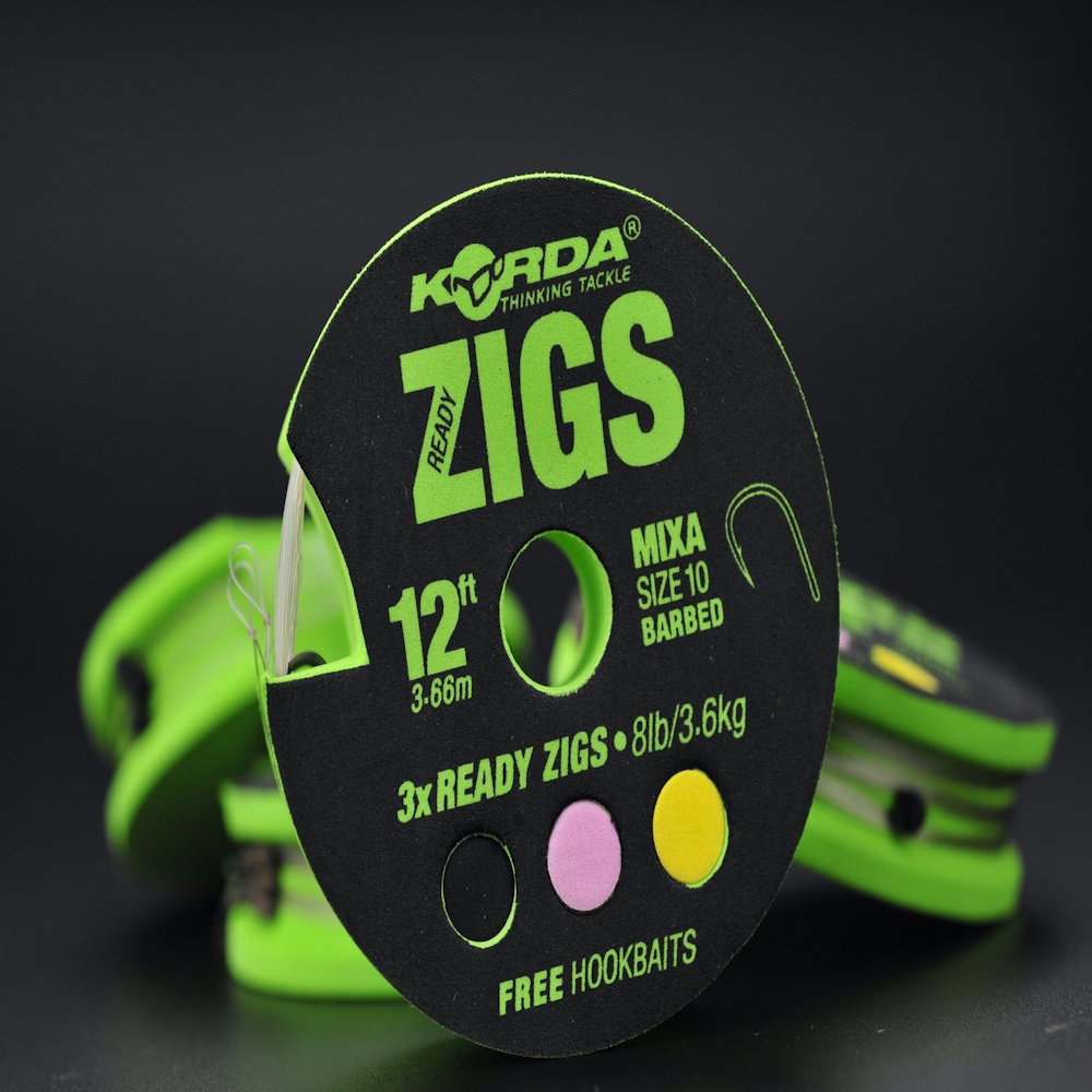 Korda Zig Rigs - Barbed - 12ft - Next Day Delivery | Hampton Springs