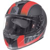 MT MT Rapide Overtake Helmet Matt Black Red - Thumbnail 1