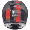 MT MT Rapide Overtake Helmet Matt Black Red - Thumbnail 3