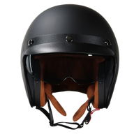 Open Face Helmet Skull & Crossbones