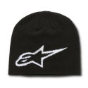 Big Ageless Beanie Black White