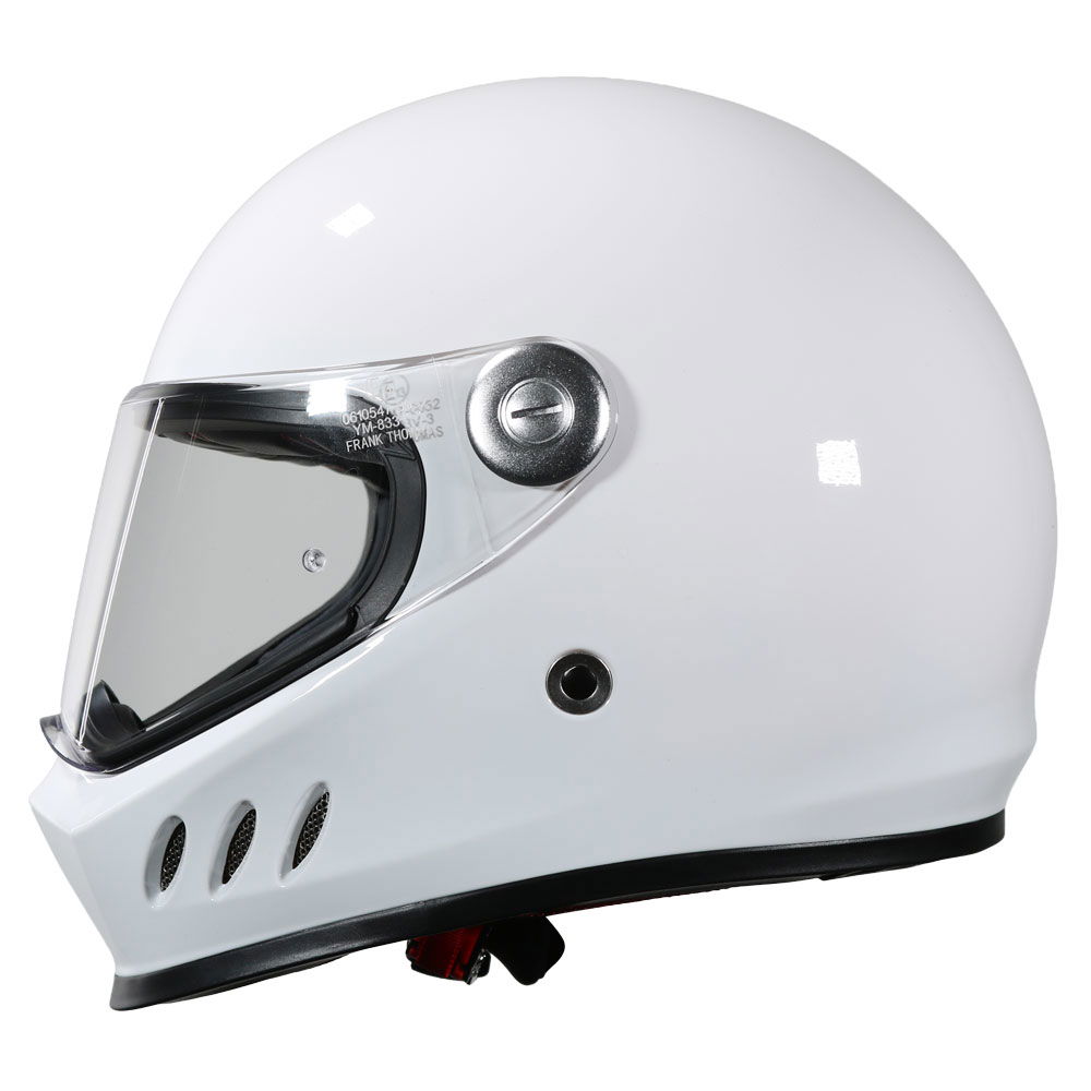 Frank Thomas Frank Thomas YM-833 Predator Helmet White - Thumbnail 4