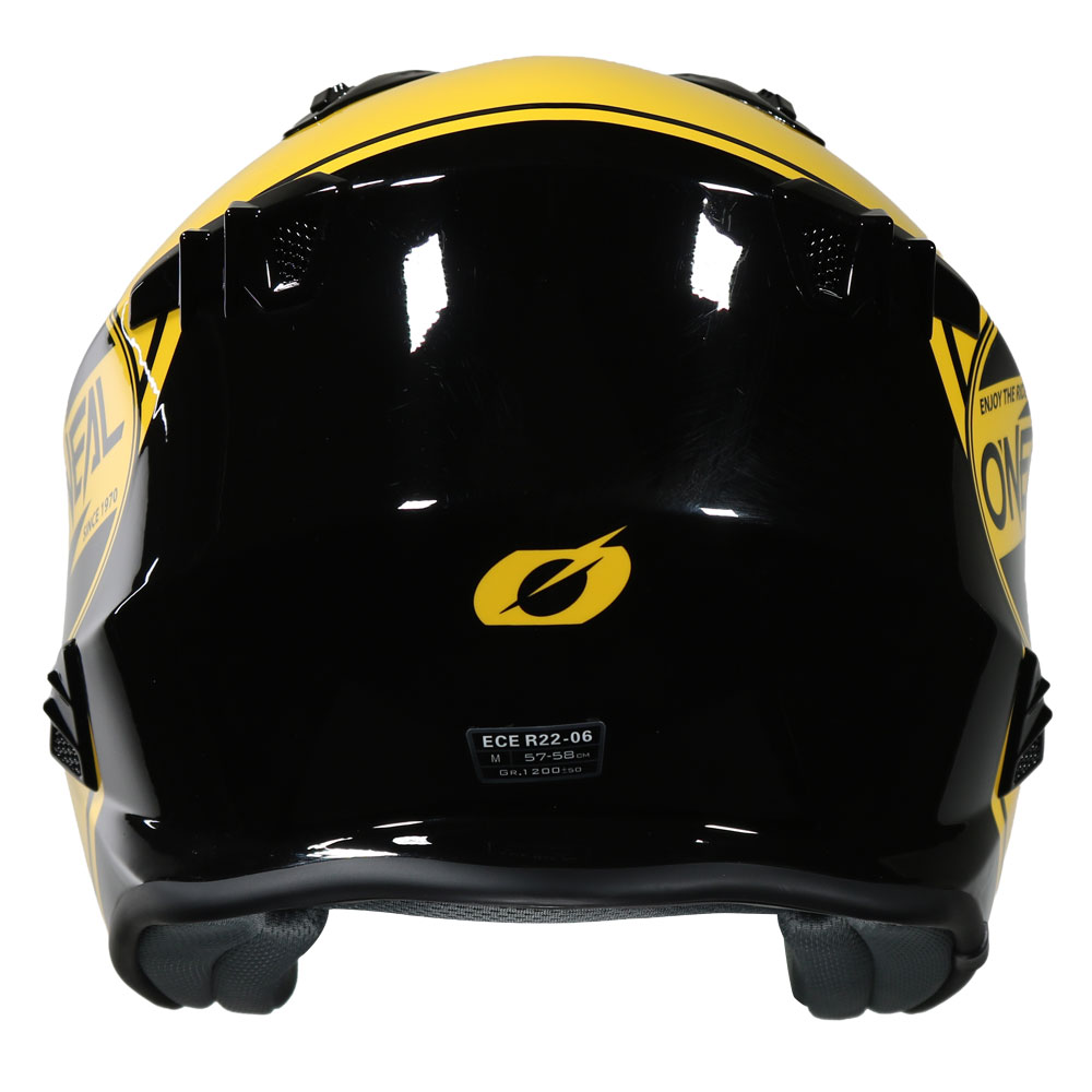 Volt V25 Helmet Corp Black Yellow