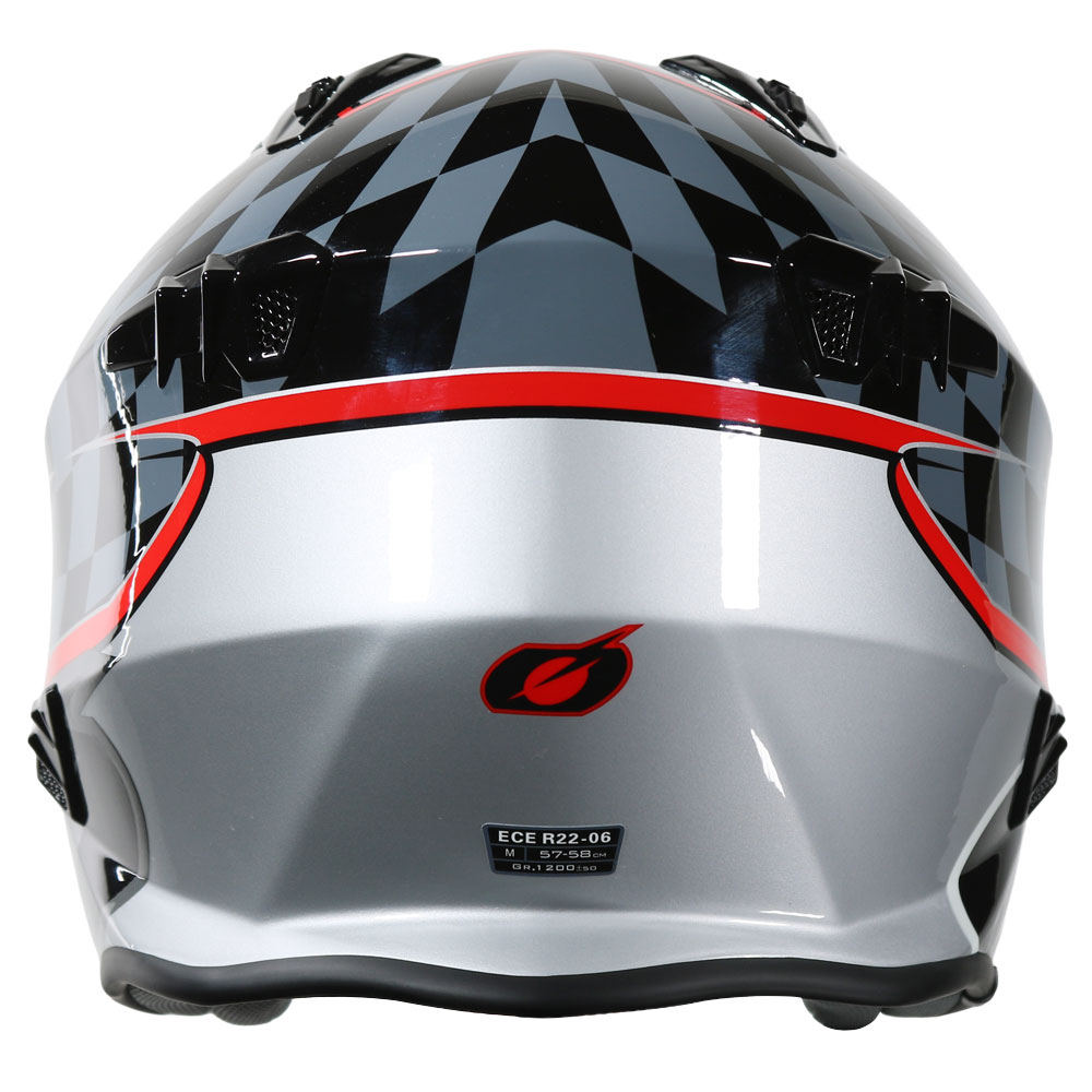 Volt V25 Helmet Race Black Red Grey