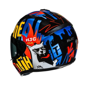 HJC HJC C10 Helmet Fop Blue White Fluo