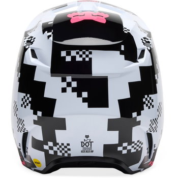 Fox Fox V1 Digi Image Helmet Black Pink