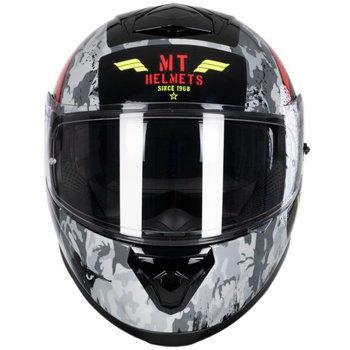 MT MT Thunder 3 Sniper Helmet Black Fluo Yellow