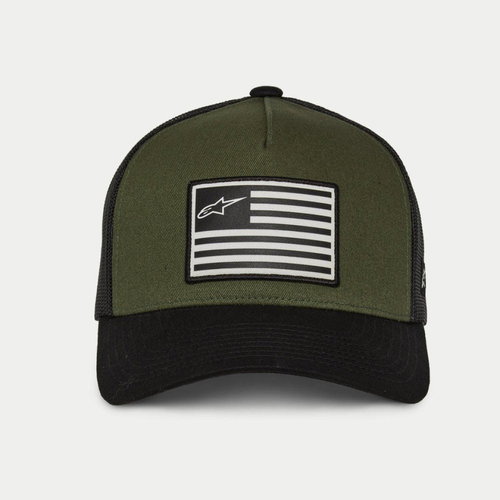 Alpinestars Alpinestars Flag Snapback Hat Military Black