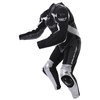 Berik Ls1-2964 Gp Mens Black Gray Leather Motorcycle Suit Racing crouch                                                                                                                                                                                        